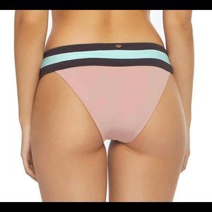 NWOT Pilyq Thick Banded Bikini Bottoms Large